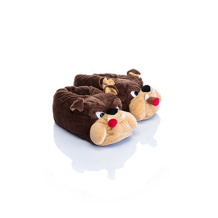 Twigy Bulldog Erkek Panduf Kahverengi