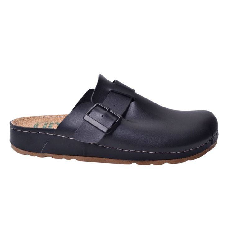 Fly Soft S182 Siyah Kadın Sabo Terlik