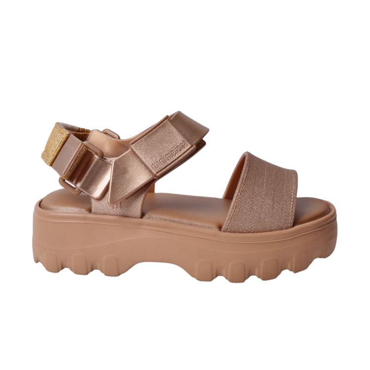 Mini Melissa Kick Off Çocuk Gold Sandalet
