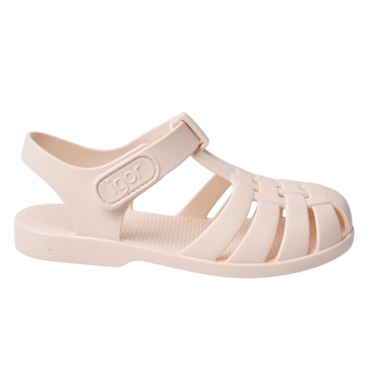 Igor S10288-079 Clasica Velcro Bej Çocuk Sandalet