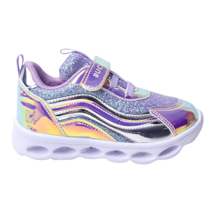 Buckhead 4246 Trio Shiny Lila Çocuk Spor Ayakkabı